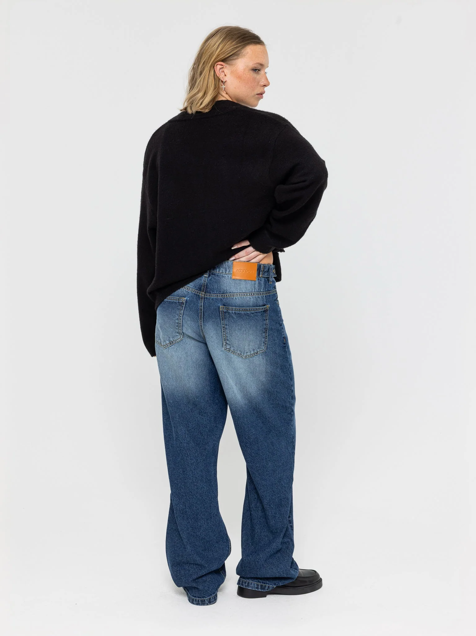 Knitted Cardigan Black - Image 7