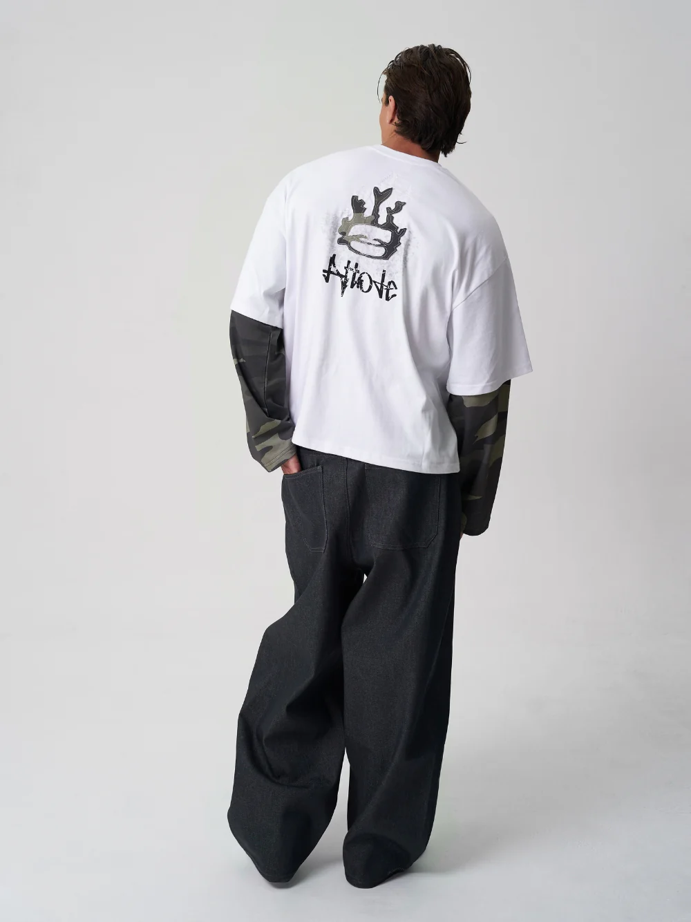 Raw Denim Jeans Grey - Image 4