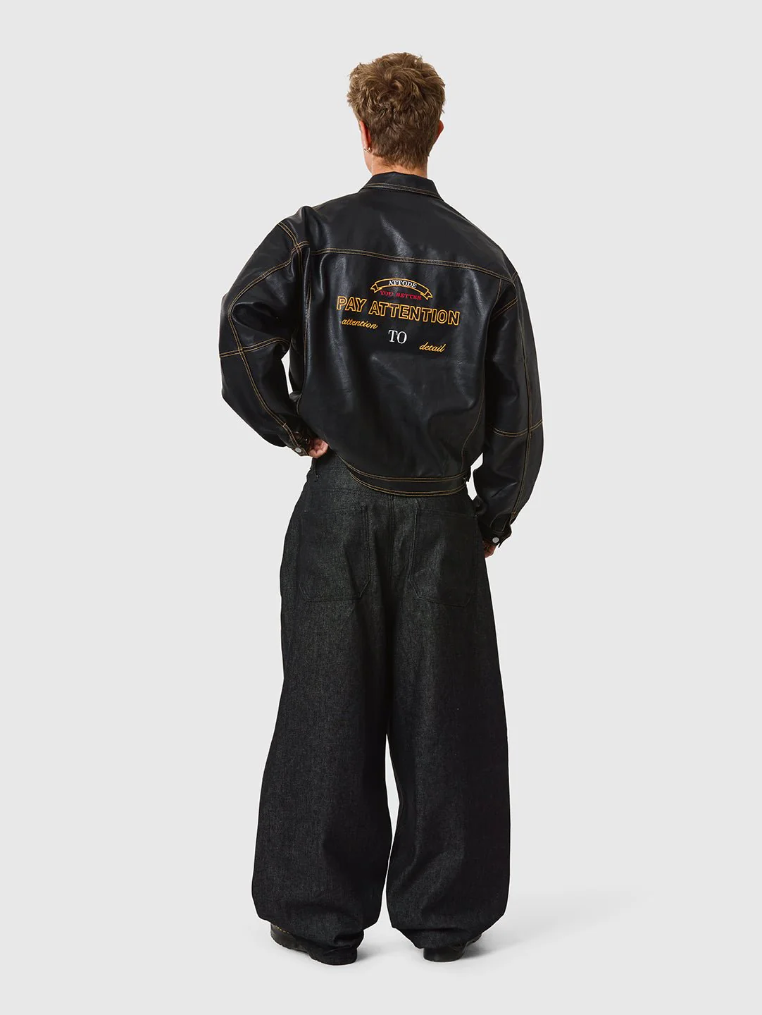 Leather Jacket Black - Image 4