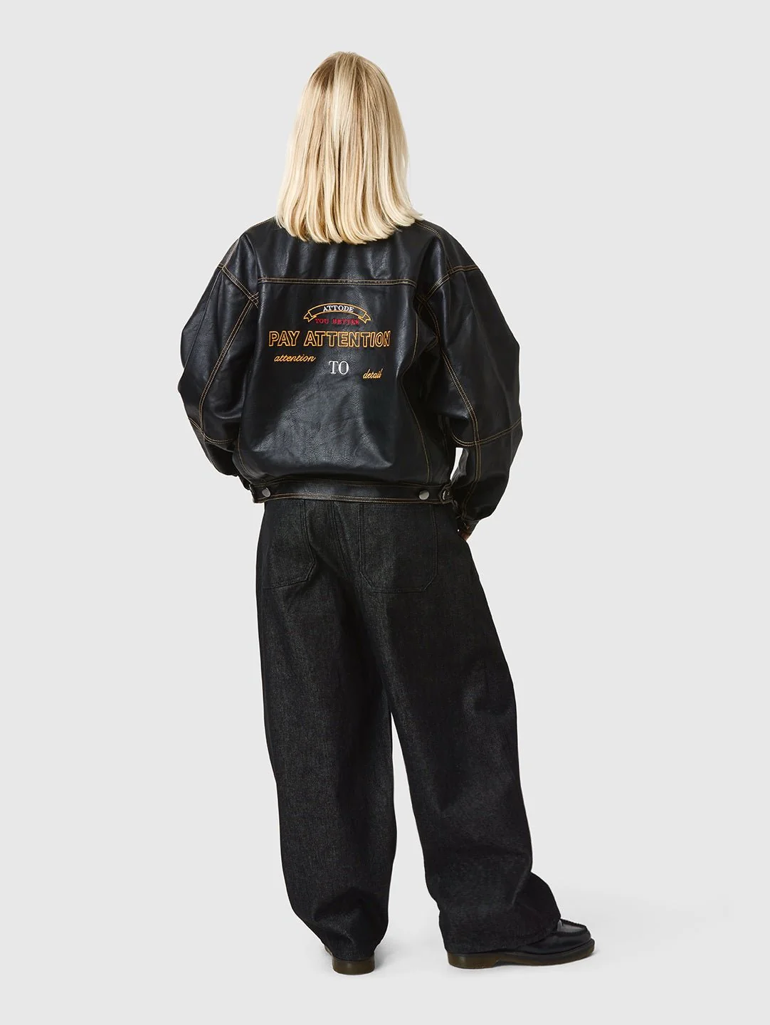 Leather Jacket Black - Image 7