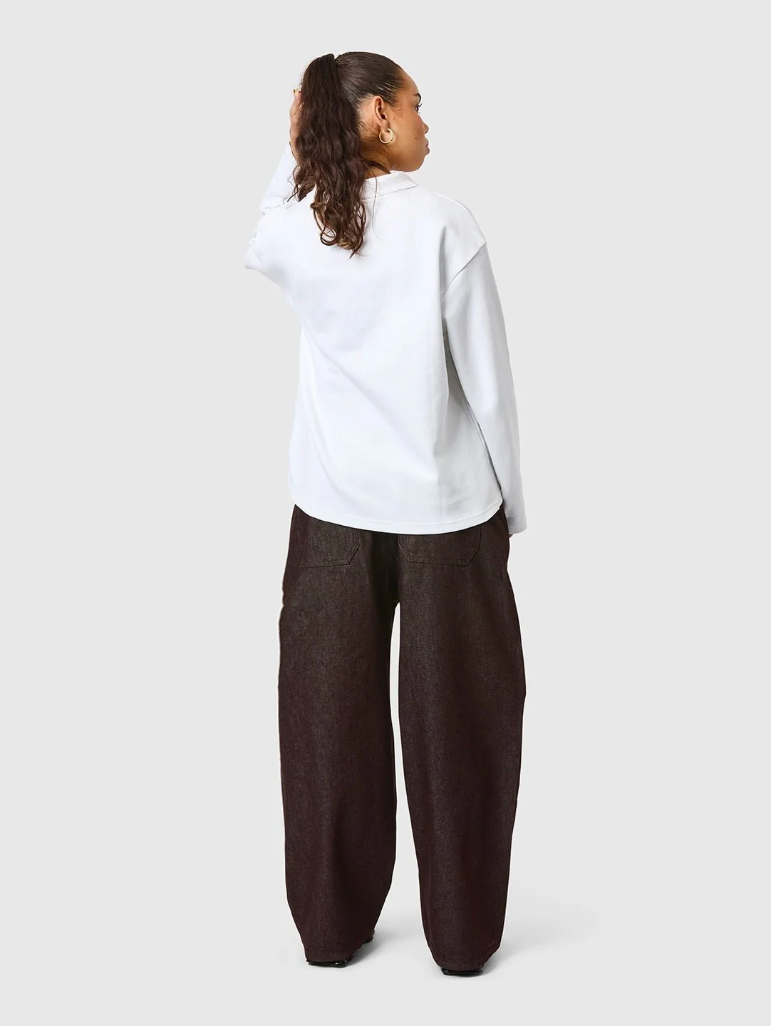 LS Polo Shirt White - Image 7