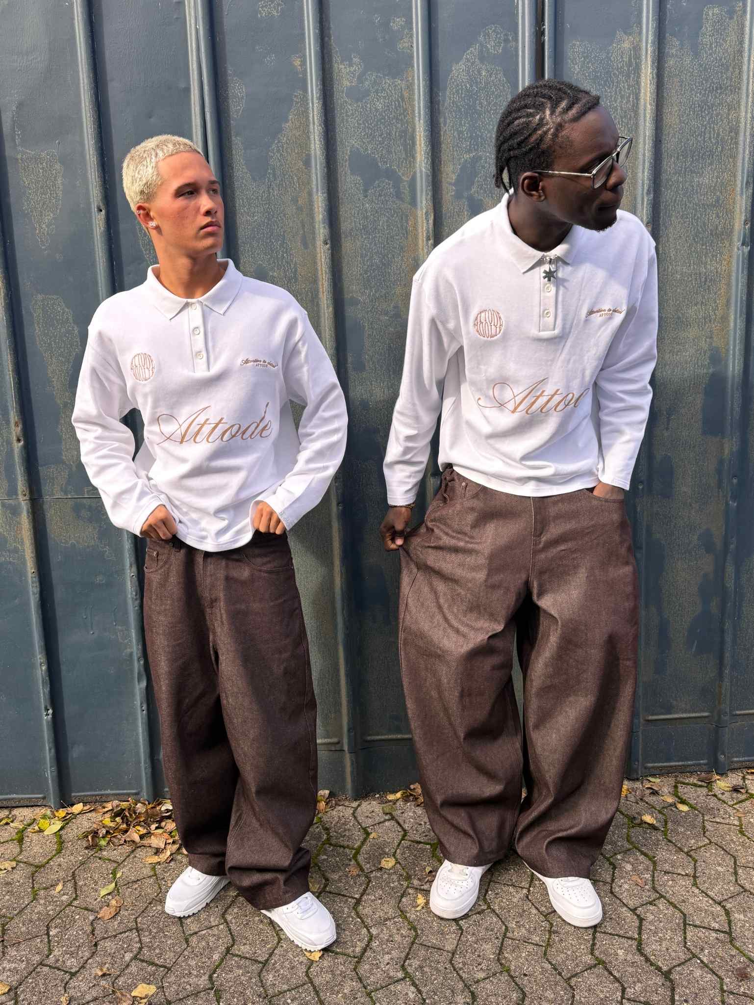 LS Polo Shirt White - Image 8