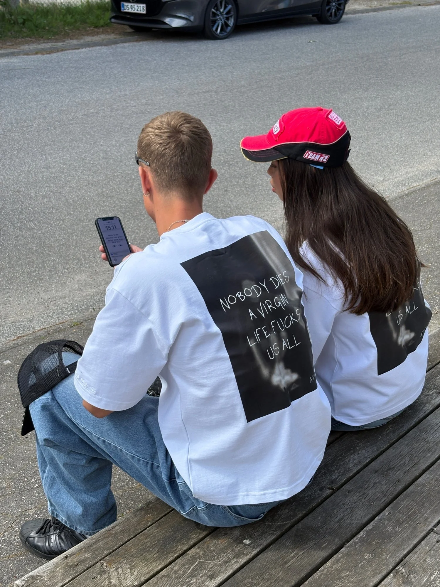 Nobody Dies T-shirt White - Image 8