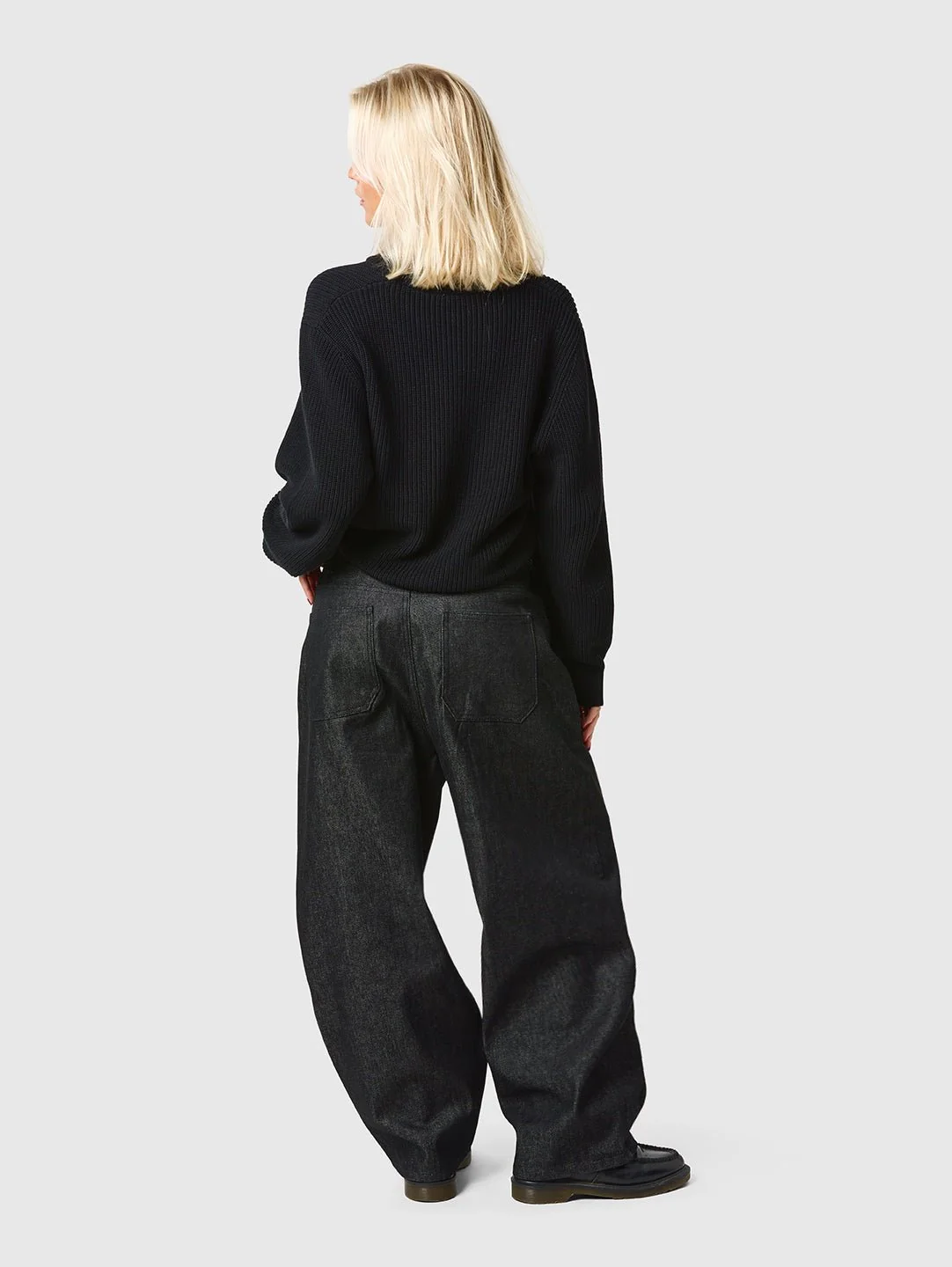 Raw Denim Jeans Charcoal - Image 7