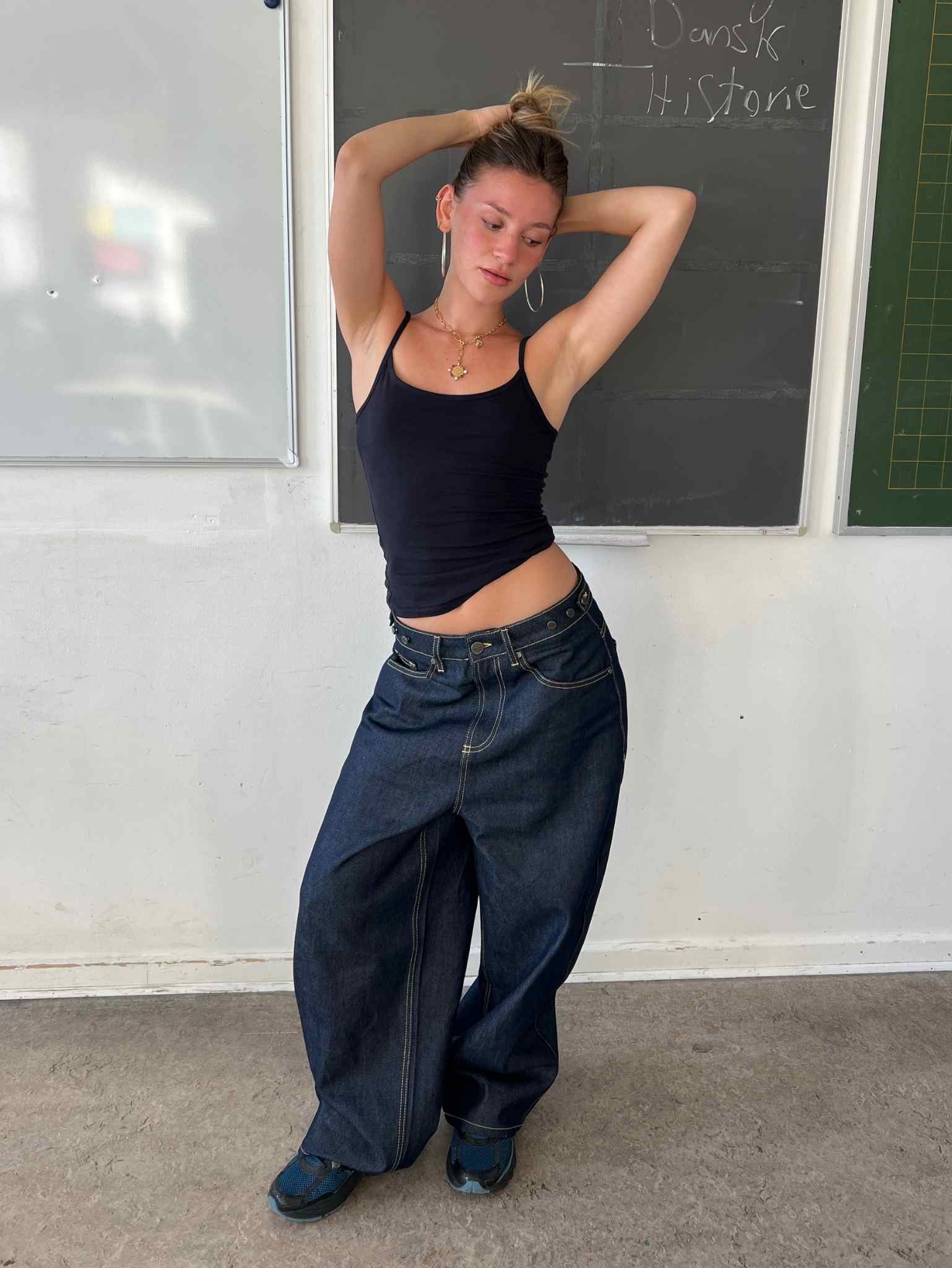 Raw Denim Jeans Indigo Blue - Image 5