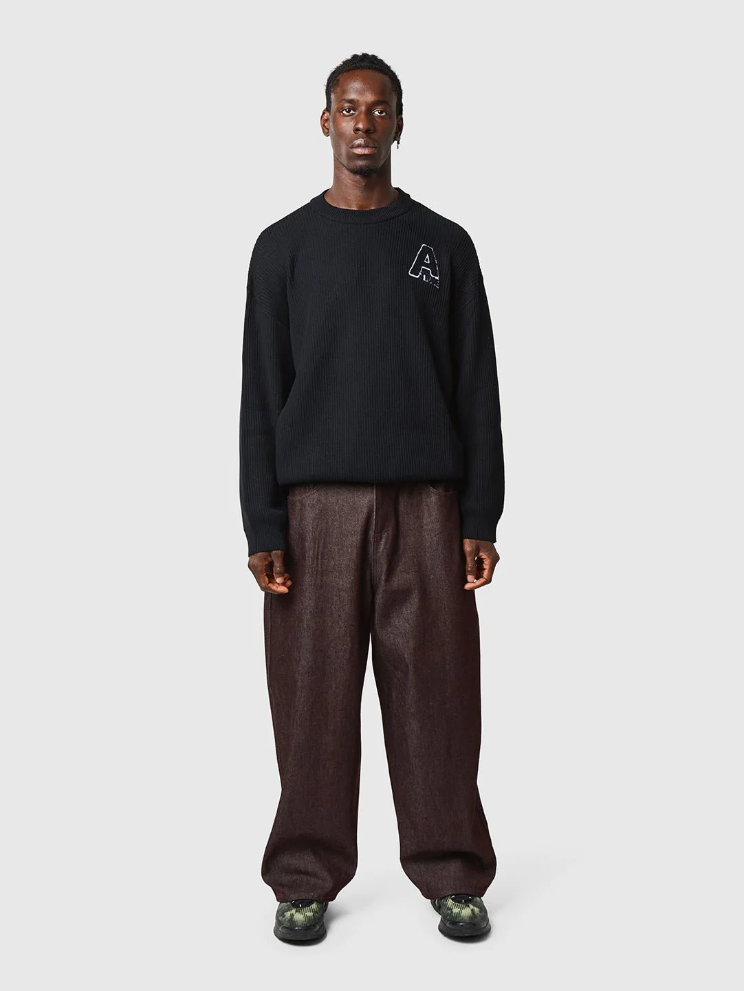 Raw Denim Jeans Mahogany Brown - Image 3