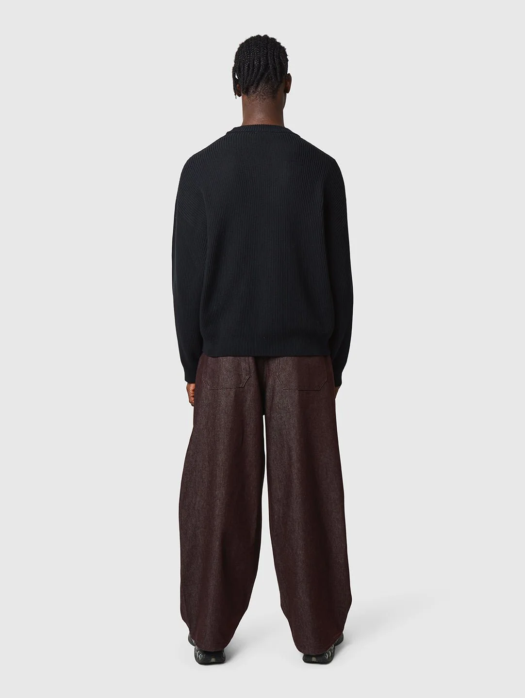 Raw Denim Jeans Mahogany Brown - Image 4