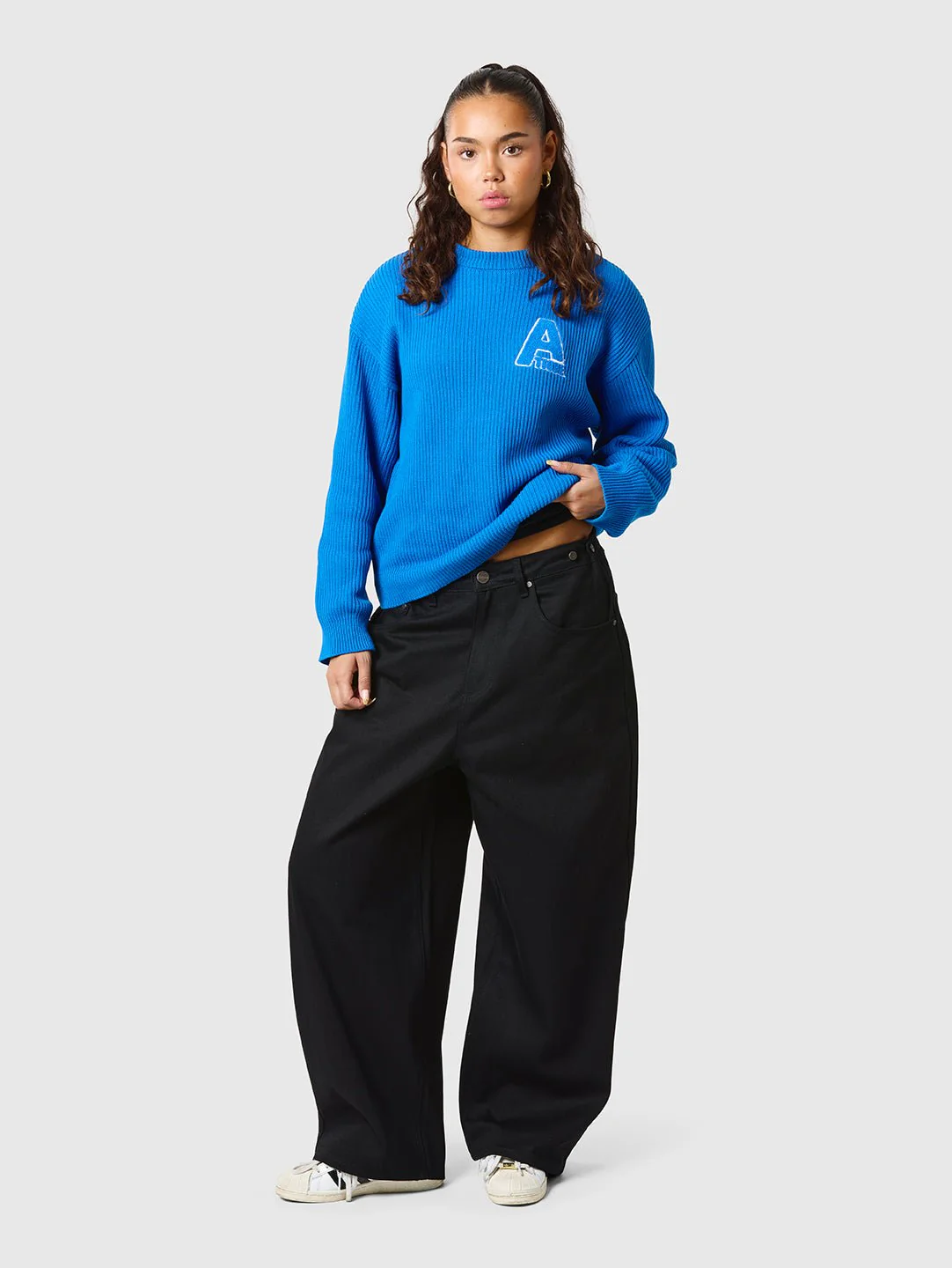 Raw Denim Jeans Solid Black - Image 6